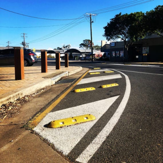 Traffic Calming Devices That Help Road Safety Speed Humps Australia   Hervey Bay SHA 570x570 