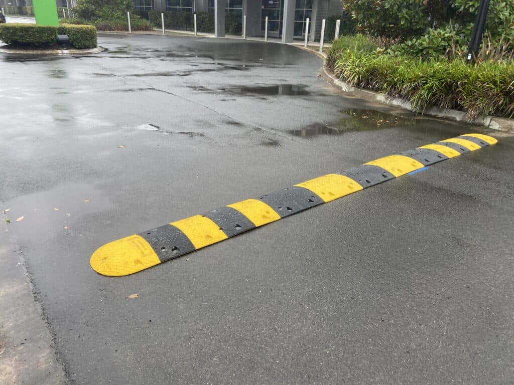 Speed Humps Australia 5.2M Round Top Rubber Speed Hump