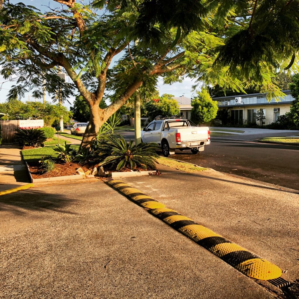 Speed Hump on a Private Street in Australia