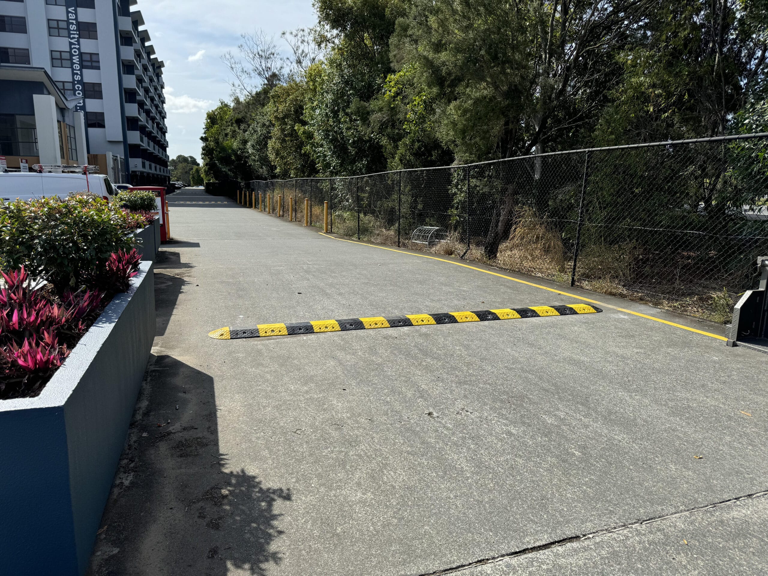 Varsity Towers Speed Hump Installation ROBINA Gold Coast 06092024