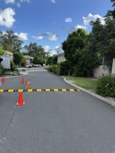 Flat-top speed humps